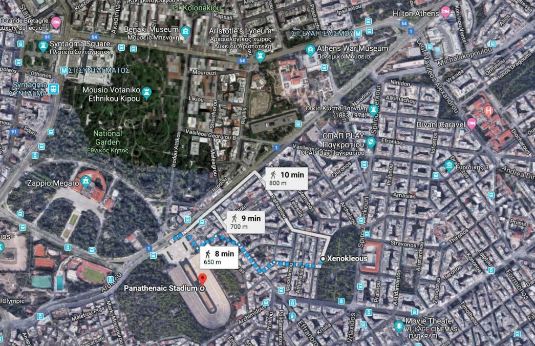 Myth2 - Hike Around Ancient Panathenaic Stadium Near Metro With View Of Big Park Lejlighed Eksteriør billede